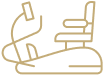 Illustration of a modern rehabilitation gym with various workout equipment, including treadmills, exercise bikes, and weight machines, representing advanced therapy facilities.